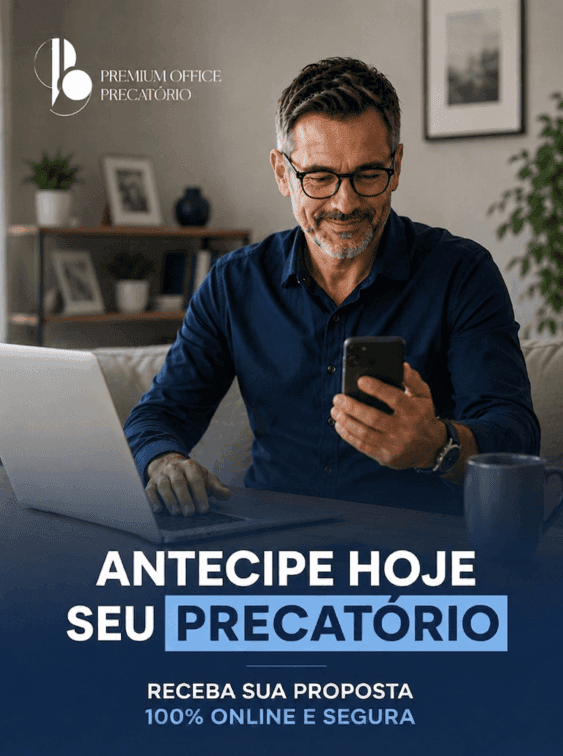 Antecipe hoje seu precatório — receba sua proposta 100% online e segura